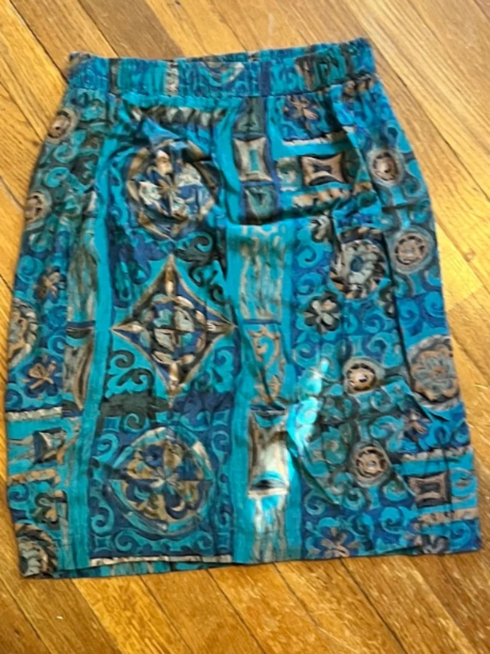 Vintage Paisley Wrap Skirt Karen Kane Sz Medium